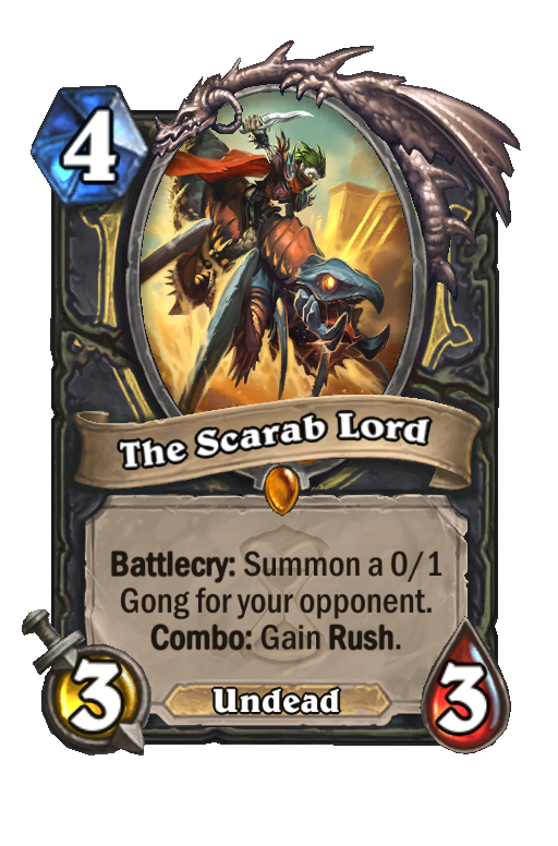 The Scarab Lord Hearthstone kártya