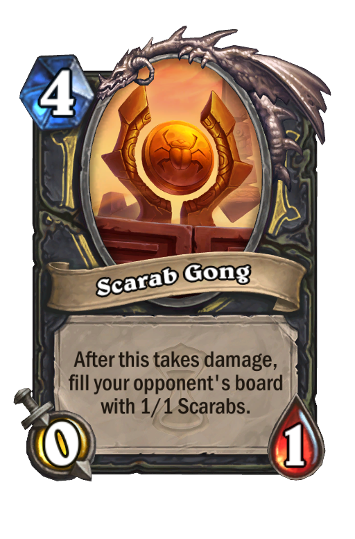 Scarab Gong Hearthstone kártya