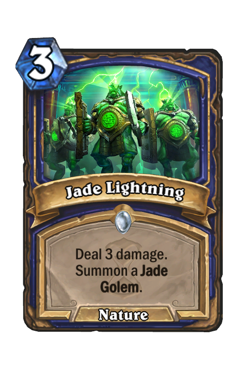 Jade Lightning Hearthstone kártya