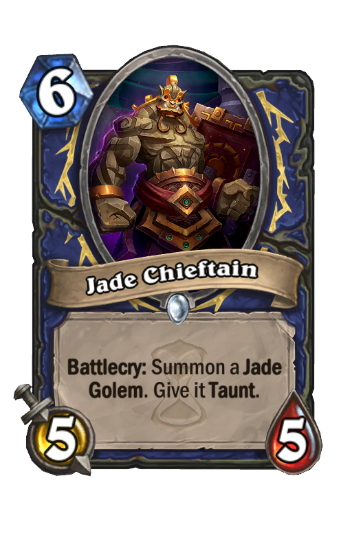 Jade Chieftain Hearthstone kártya
