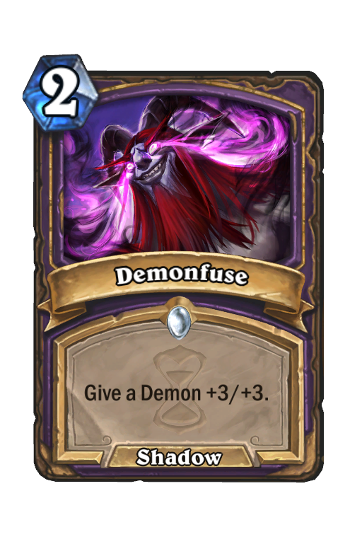 Demonfuse Hearthstone kártya