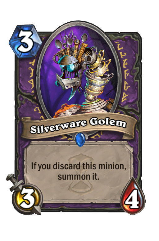 Silverware Golem Hearthstone kártya