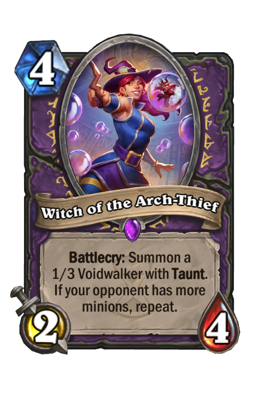 Witch of the Arch-Thief Hearthstone kártya
