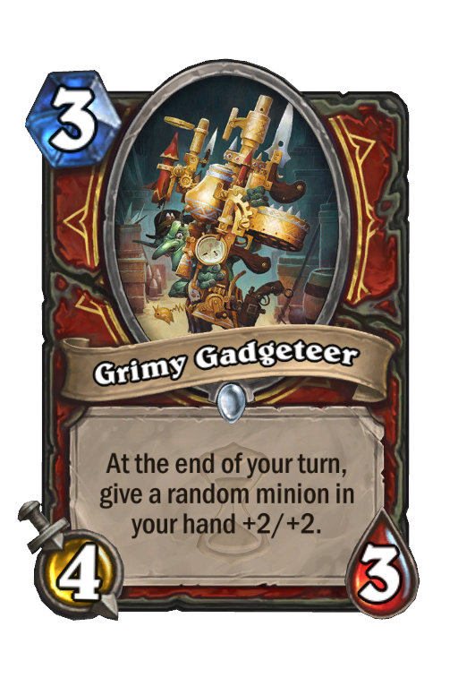 Grimy Gadgeteer Hearthstone kártya