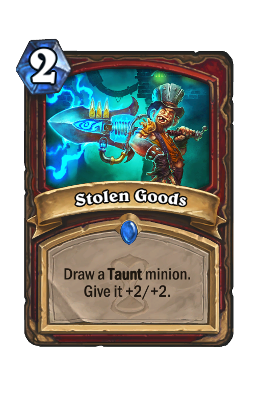 Stolen Goods Hearthstone kártya