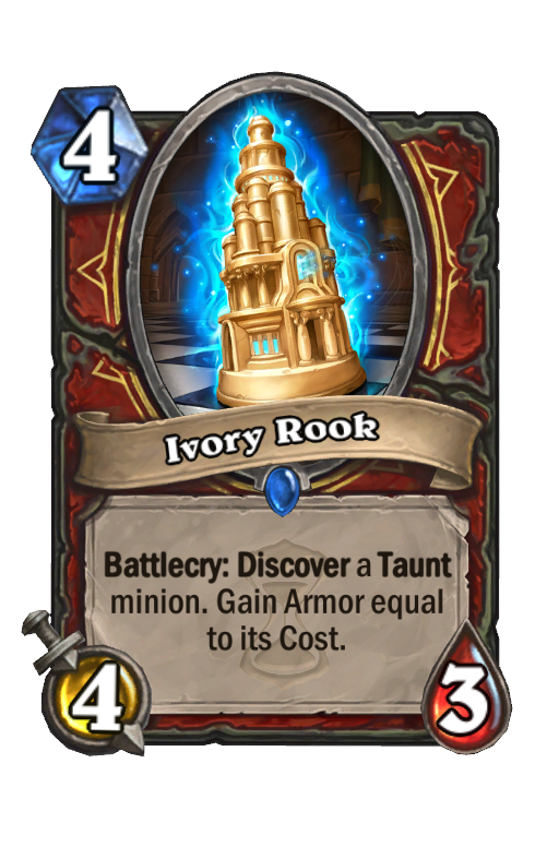 Ivory Rook Hearthstone kártya