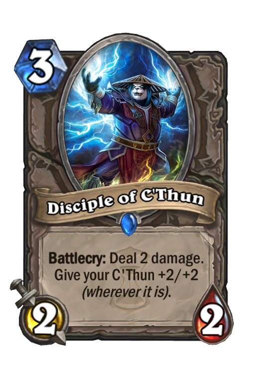 Disciple of C'Thun Hearthstone kártya