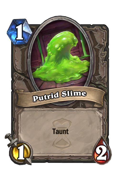 Putrid Slime Hearthstone kártya