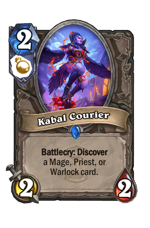 Kabal Courier Hearthstone kártya