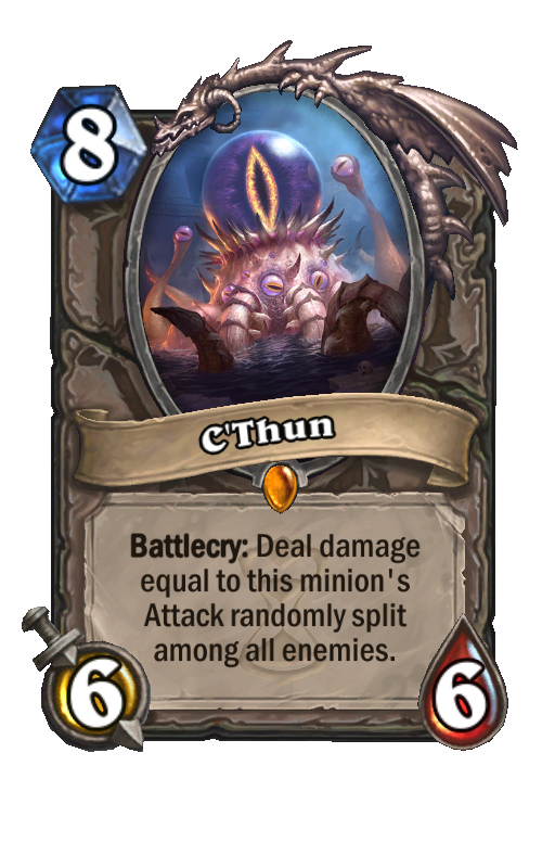 C'Thun Hearthstone kártya