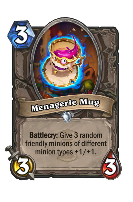 Menagerie Mug Hearthstone kártya