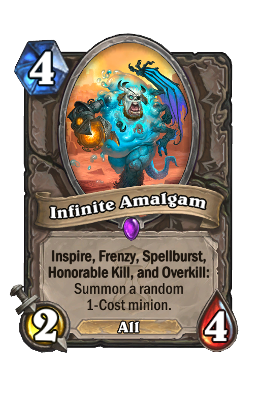 Infinite Amalgam Hearthstone kártya