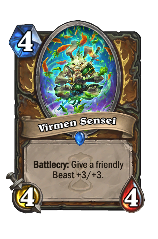 Virmen Sensei Hearthstone kártya