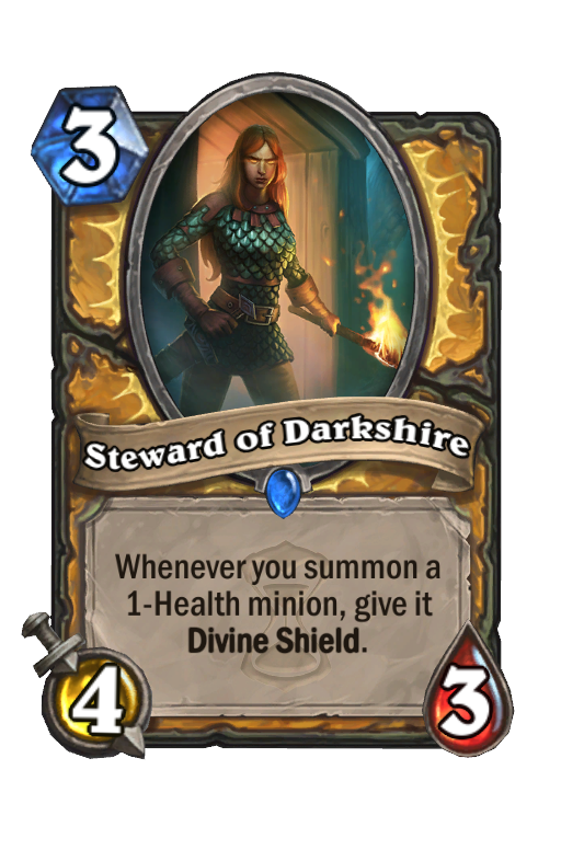 Steward of Darkshire Hearthstone kártya