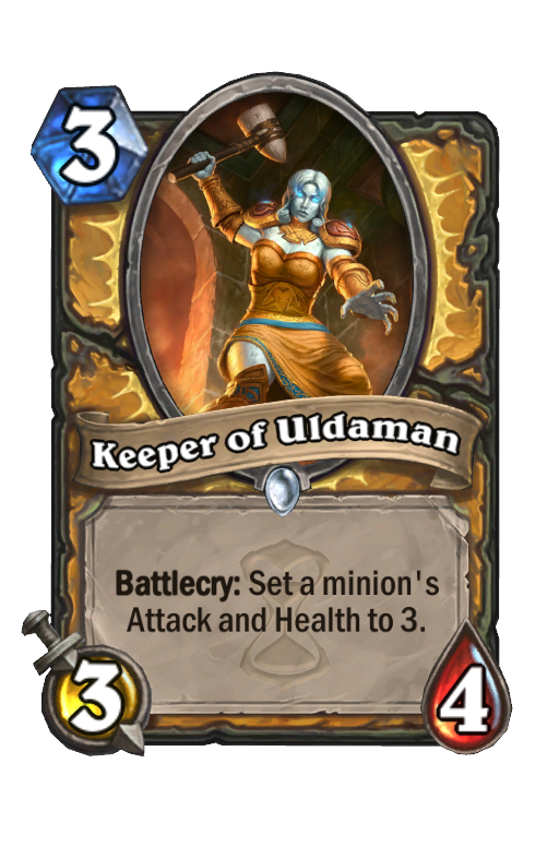 Keeper of Uldaman Hearthstone kártya