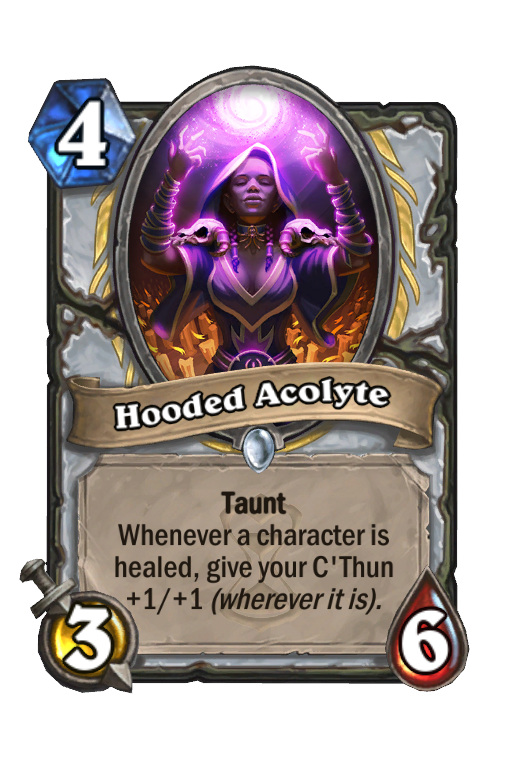 Hooded Acolyte Hearthstone kártya