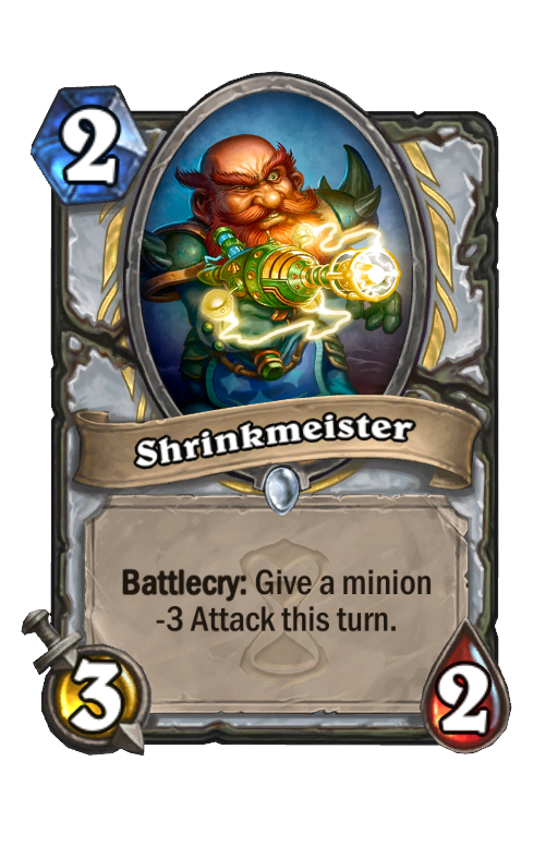 Shrinkmeister Hearthstone kártya