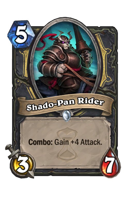 Shado-Pan Rider Hearthstone kártya