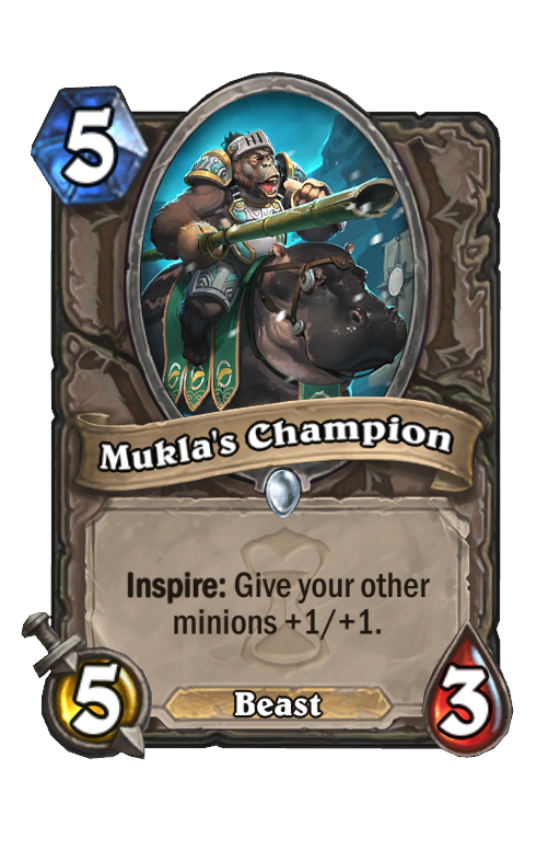 Mukla's Champion Hearthstone kártya