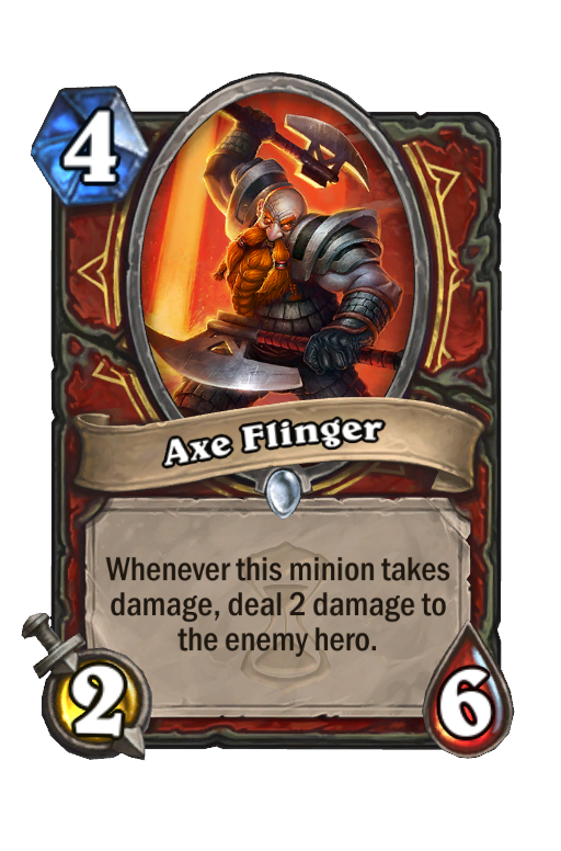 Axe Flinger Hearthstone kártya