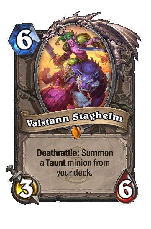 Valstann Staghelm Hearthstone kártya