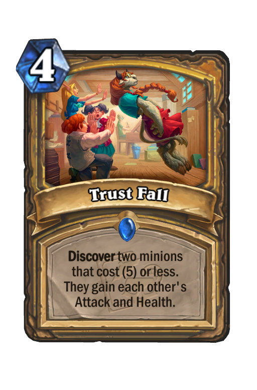 Trust Fall Hearthstone kártya