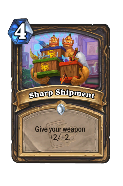 Sharp Shipment Hearthstone kártya
