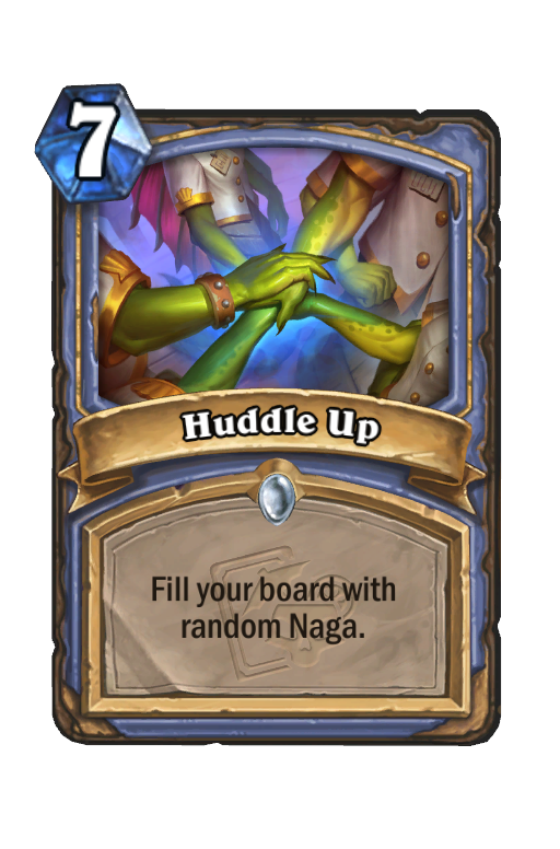 Huddle Up Hearthstone kártya