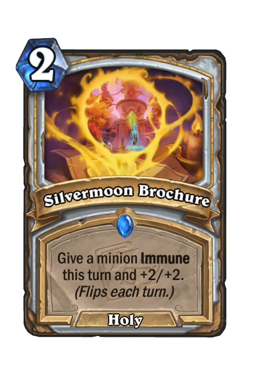 Silvermoon Brochure Hearthstone kártya