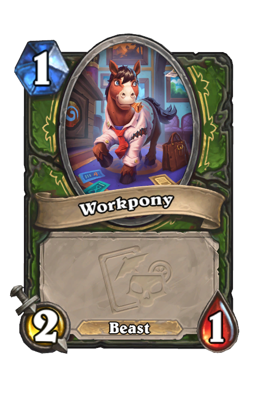 Workpony Hearthstone kártya