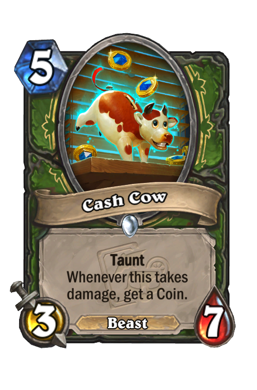 Cash Cow Hearthstone kártya