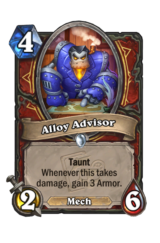 Alloy Advisor Hearthstone kártya
