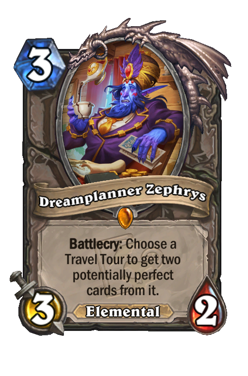 Dreamplanner Zephrys Hearthstone kártya