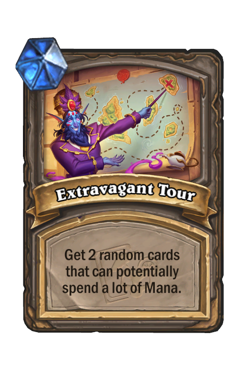 Extravagant Tour Hearthstone kártya
