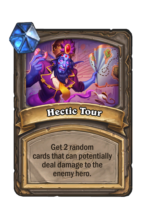 Hectic Tour Hearthstone kártya