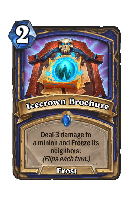 Icecrown Brochure Hearthstone kártya