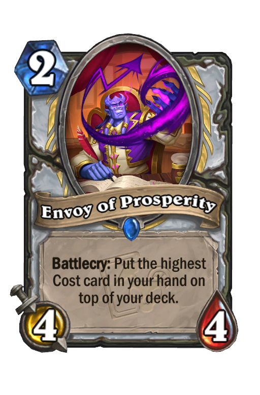 Envoy of Prosperity Hearthstone kártya