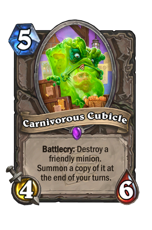 Carnivorous Cubicle Hearthstone kártya