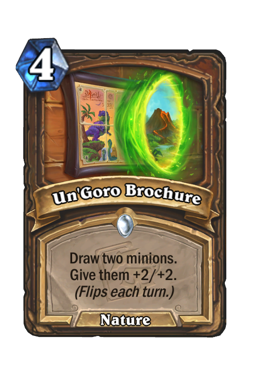 Un'Goro Brochure Hearthstone kártya