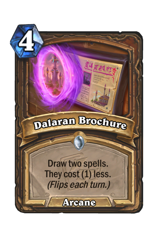 Dalaran Brochure Hearthstone kártya