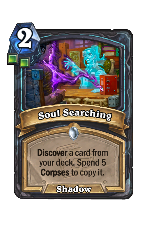 Soul Searching Hearthstone kártya