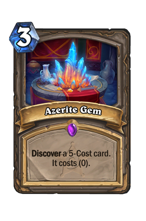 Azerite Gem Hearthstone kártya