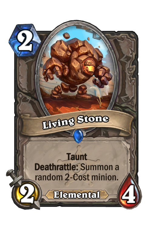 Living Stone Hearthstone kártya