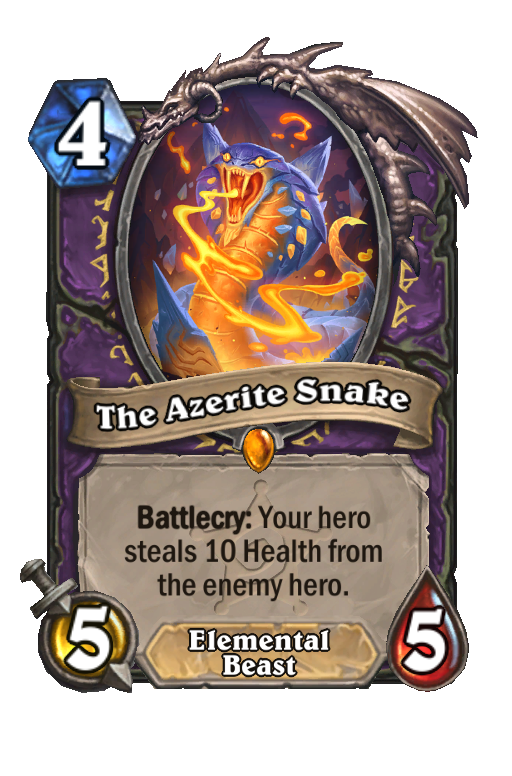 The Azerite Snake Hearthstone kártya