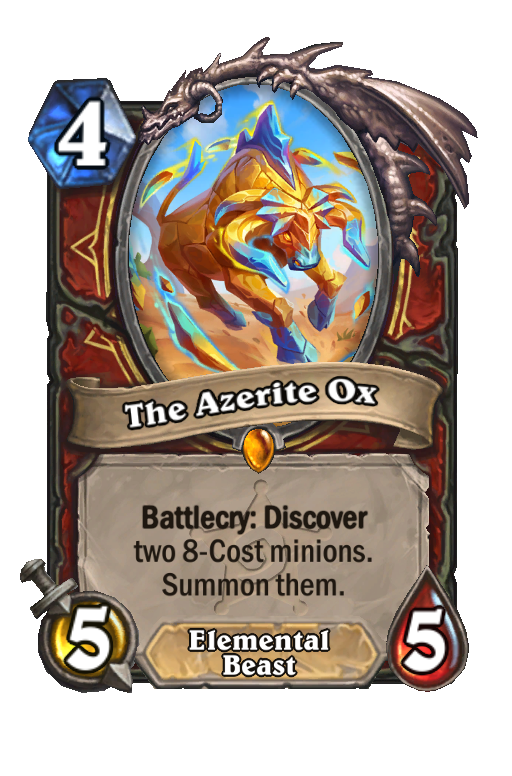 The Azerite Ox Hearthstone kártya