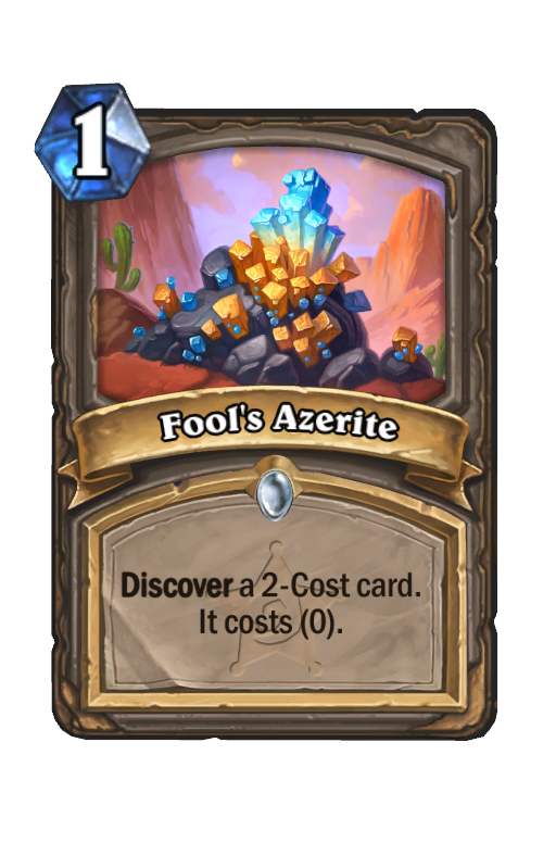 Fool's Azerite Hearthstone kártya