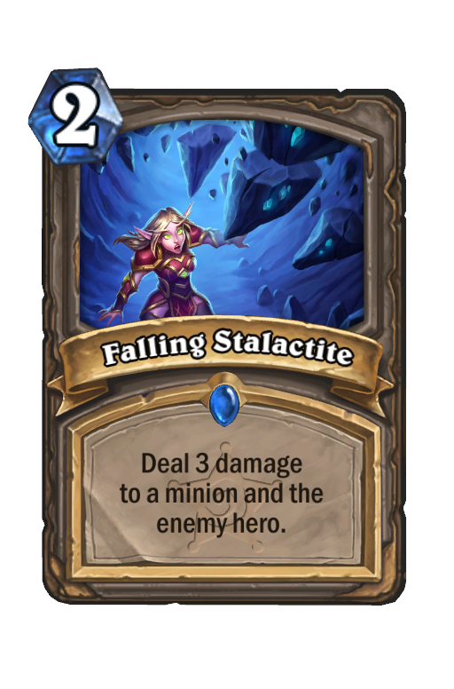 Falling Stalactite Hearthstone kártya