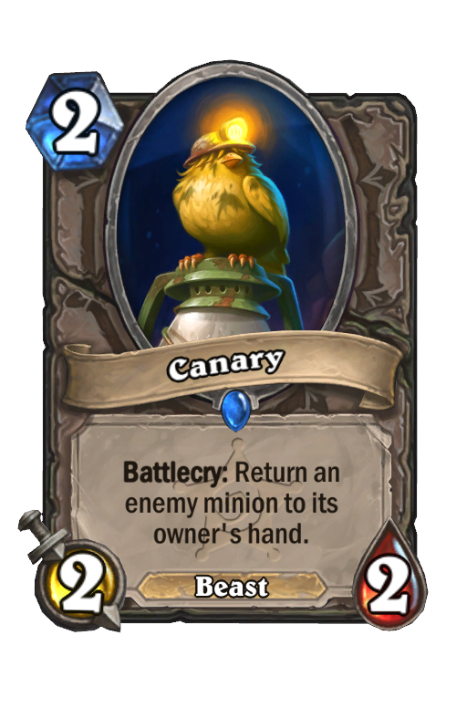 Canary Hearthstone kártya