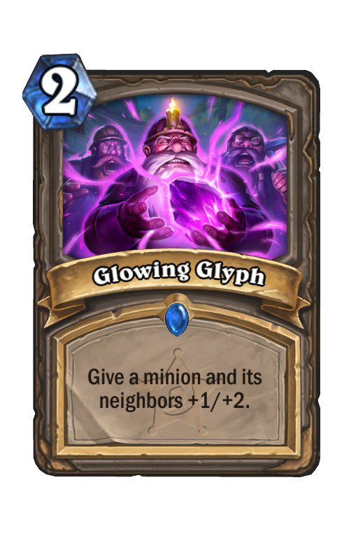 Glowing Glyph Hearthstone kártya