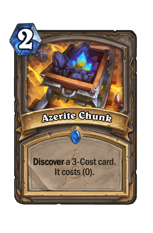 Azerite Chunk Hearthstone kártya